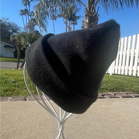 Black Knit Beanie - Picture 5 of 14